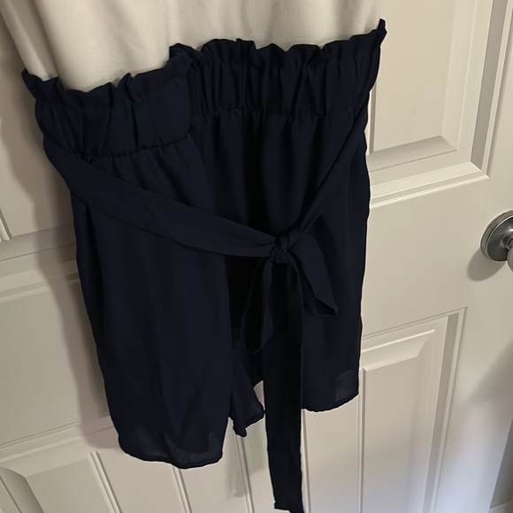 Shop 17 Paper Bag Style Romper - Picture 2 of 2